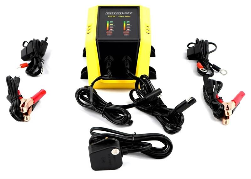 Moto electrical Motobatt dual charger